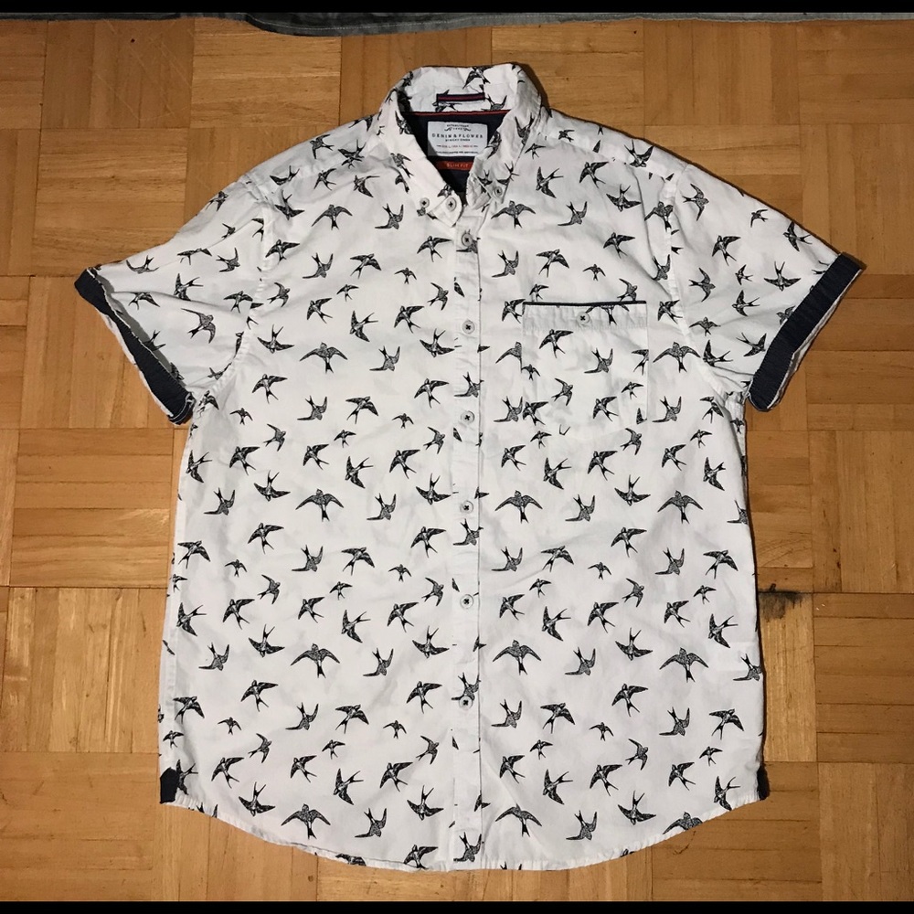 Men’s Short Sleeve Button Up